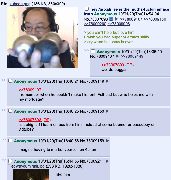 4chan xahlee 2020-10-03 vDYsk