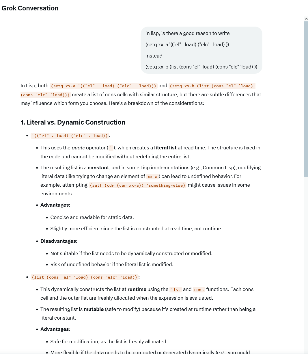 elisp quote list syntax vs list 2025-08-07 164c4