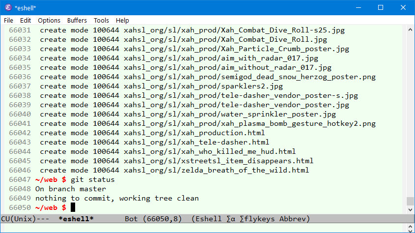 emacs 66k lines 2021-02-13