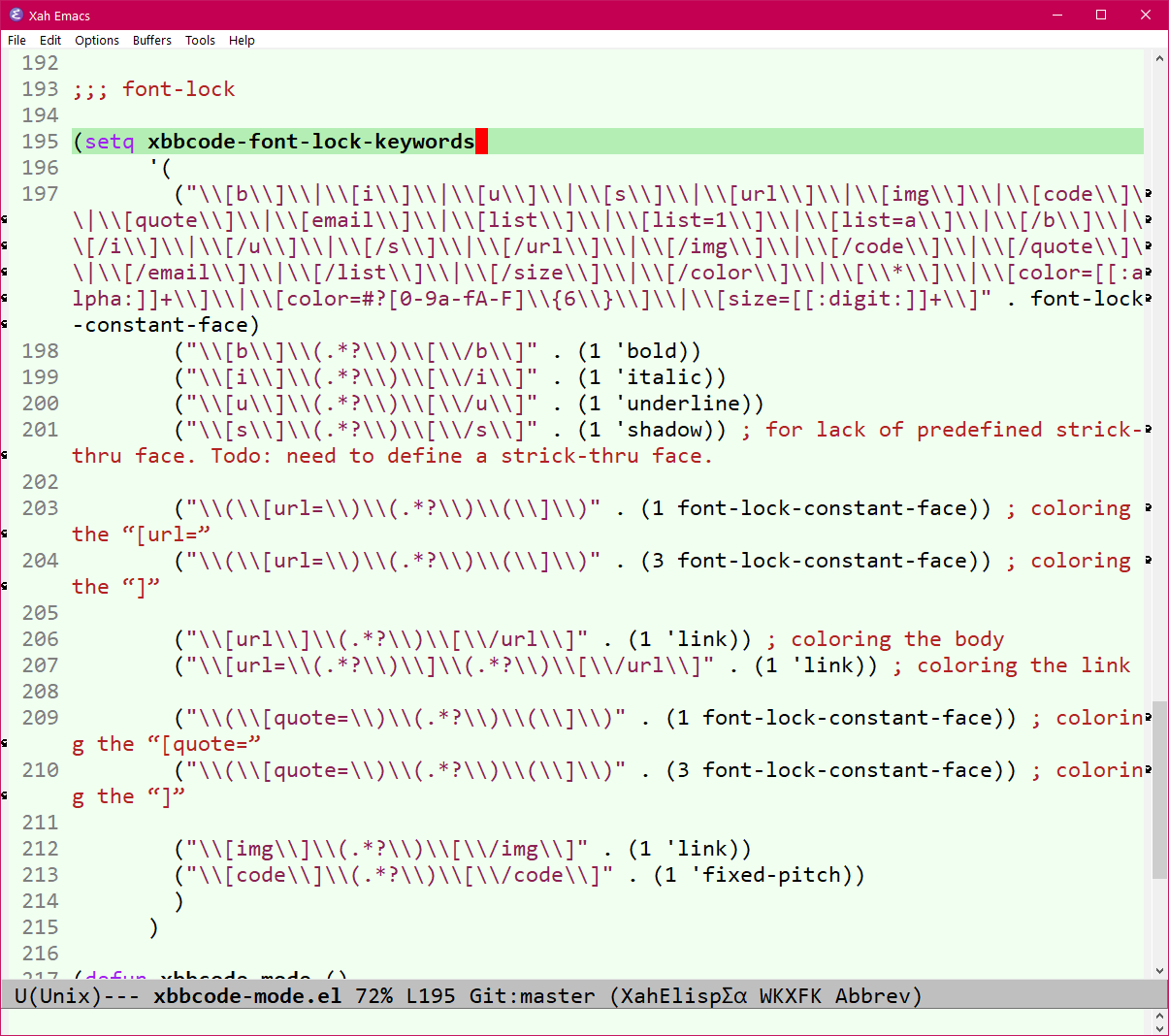 emacs bbcode regex 2025-10-14 163f4
