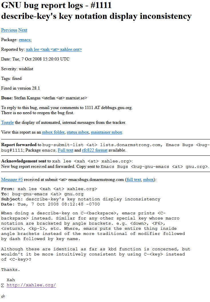 emacs bug 1111 2022-02-22
