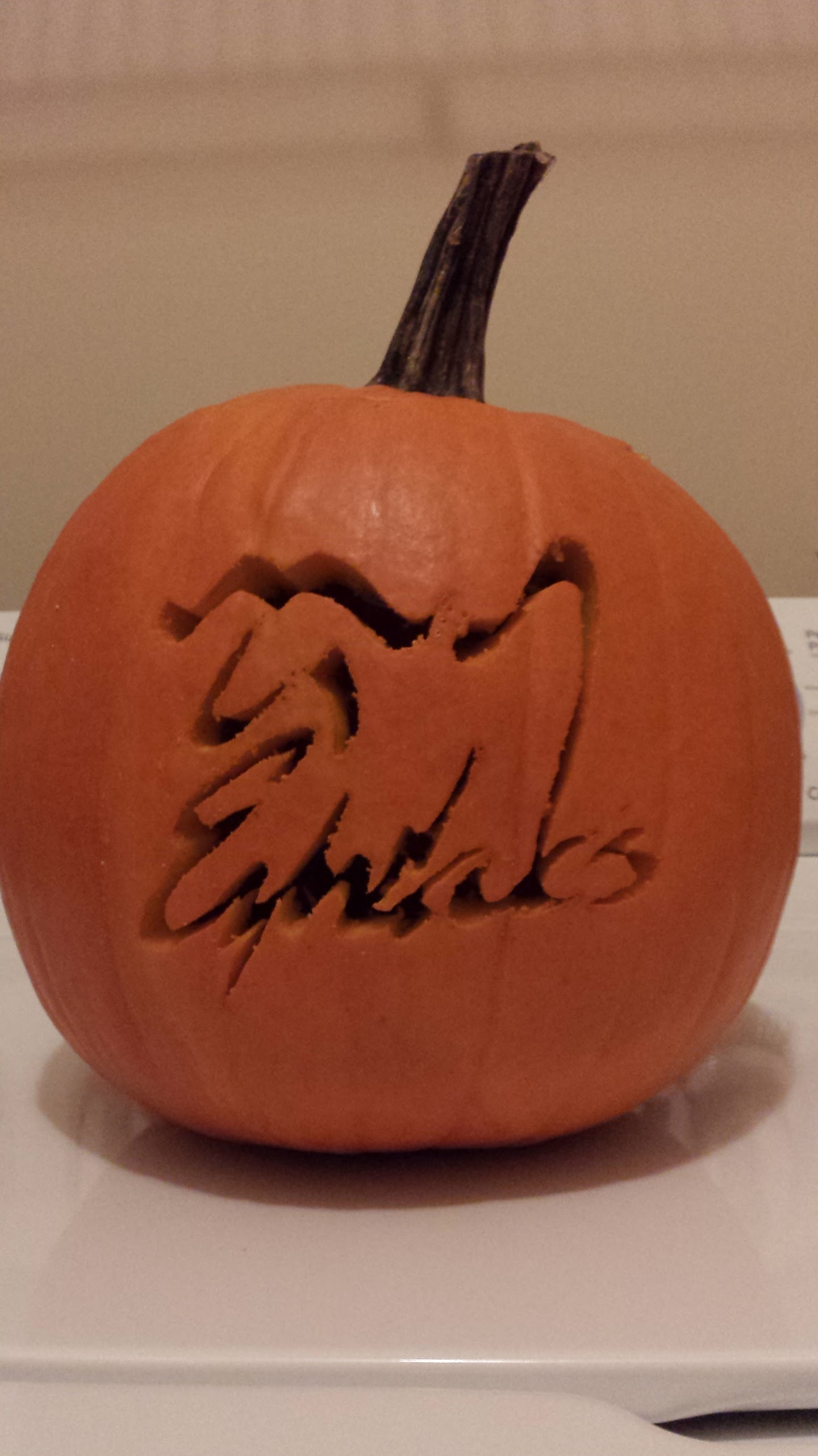 emacs logo Halloween pumpkin 2013-10-31 34056