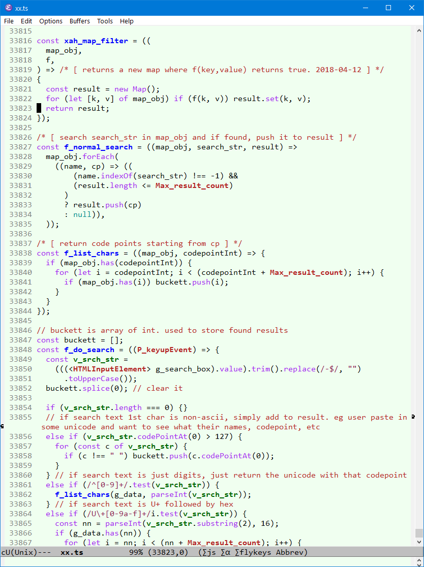 emacs xah js mode 2021-08-02