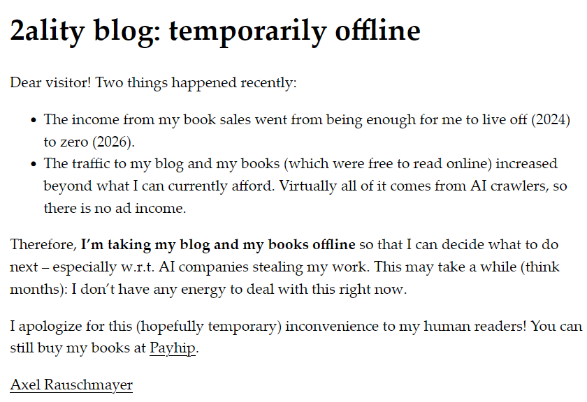2ality offline due to ai 2026-06-30 2d2d6 ll