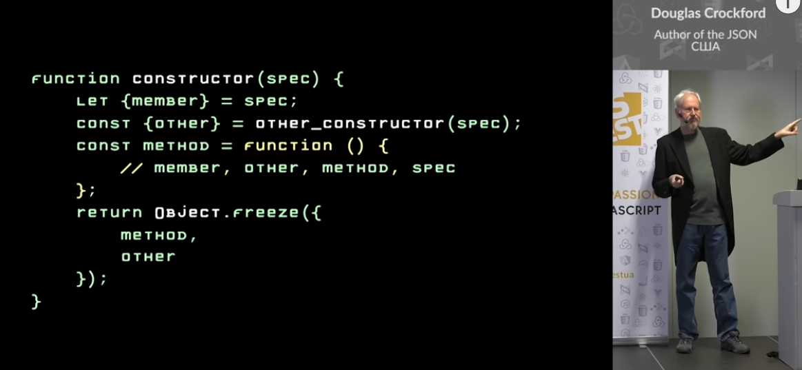 Douglas Crockford JavaScript object system zG5Hq
