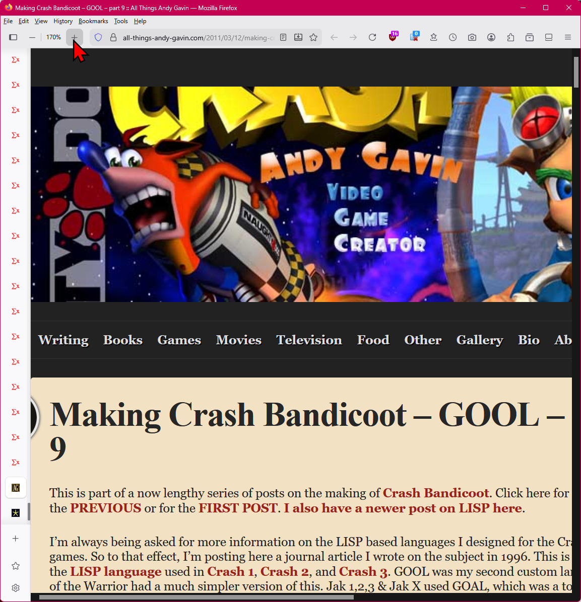 Making Crash Bandicoot 2011-03-12 2026-01-01 18efe