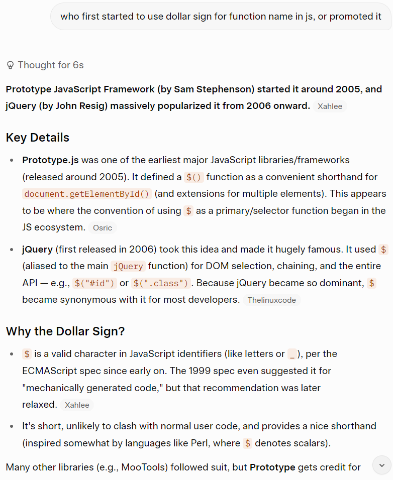 ai cite xah lee js dollar sign 2026-07-23 16270 ll