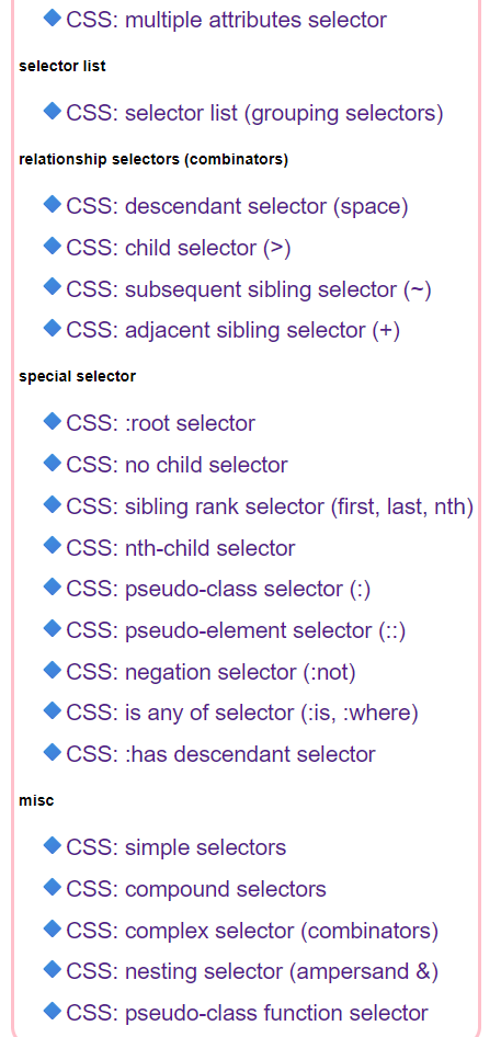css phd selectors 2026-05-16 186b4