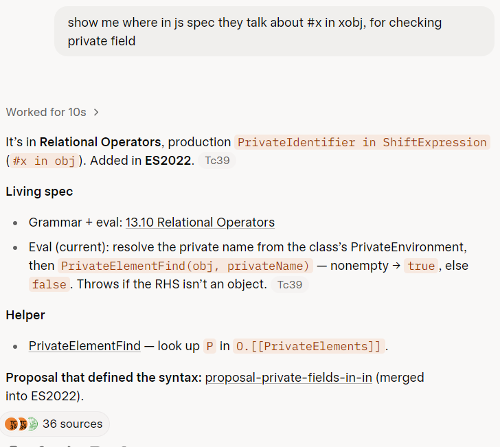 js spec private field in 2026-09-30 142db ll