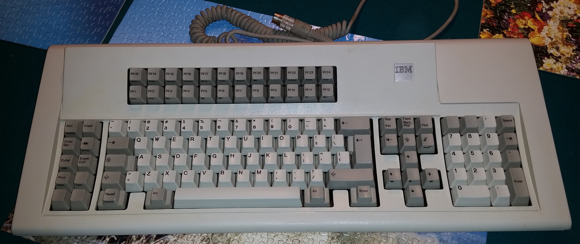 IBM Model M 3193 keyboard part num 1389162 50572 s