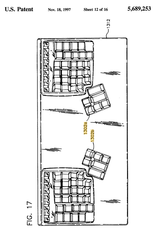 Kinesis Keyboard Patent 161438