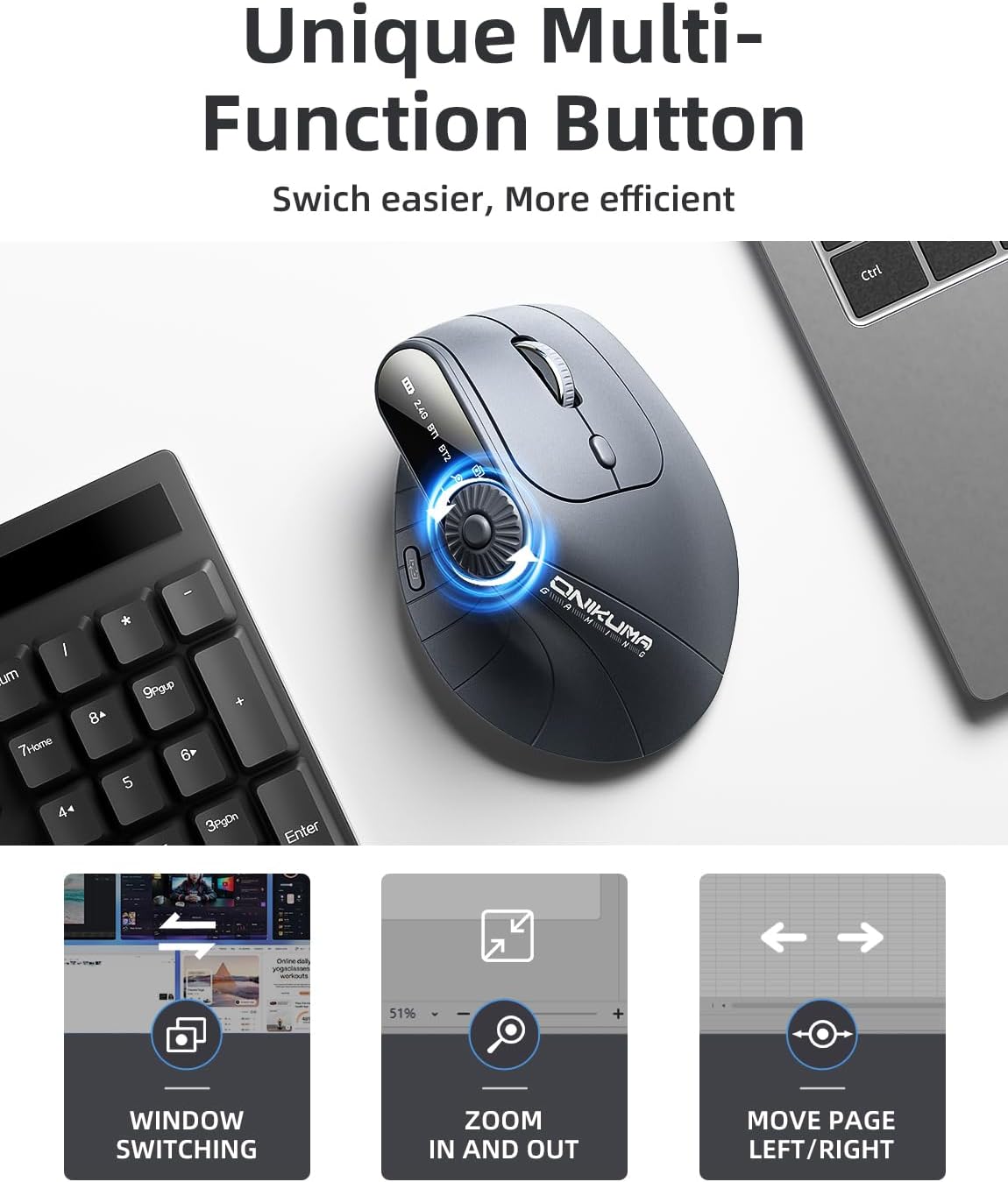Onikuma Gaming Vertical Mouse 2024-11-14 f77