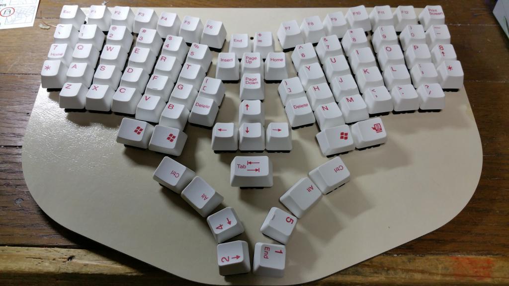 ergonomic keyboard DIY 58729
