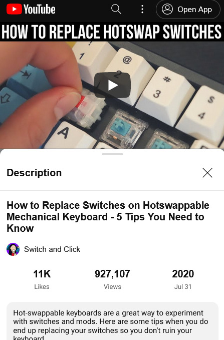 how to replace hotswappable switch xgtH