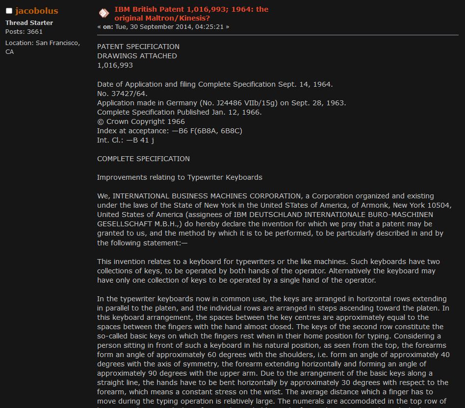 ibm ergonomic keyboard patent FmfBY