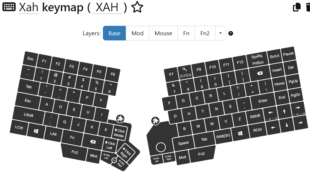 xah uhk 80 keymap 2025-10-29 13c78