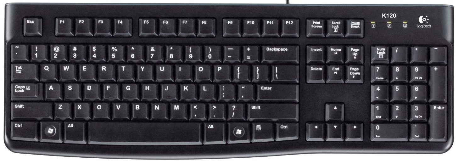 Logitech K120 keyboard