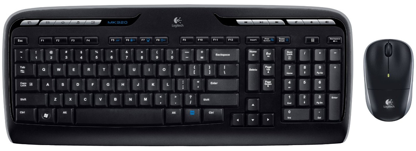 Logitech wireless desktop mk320 keyboard
