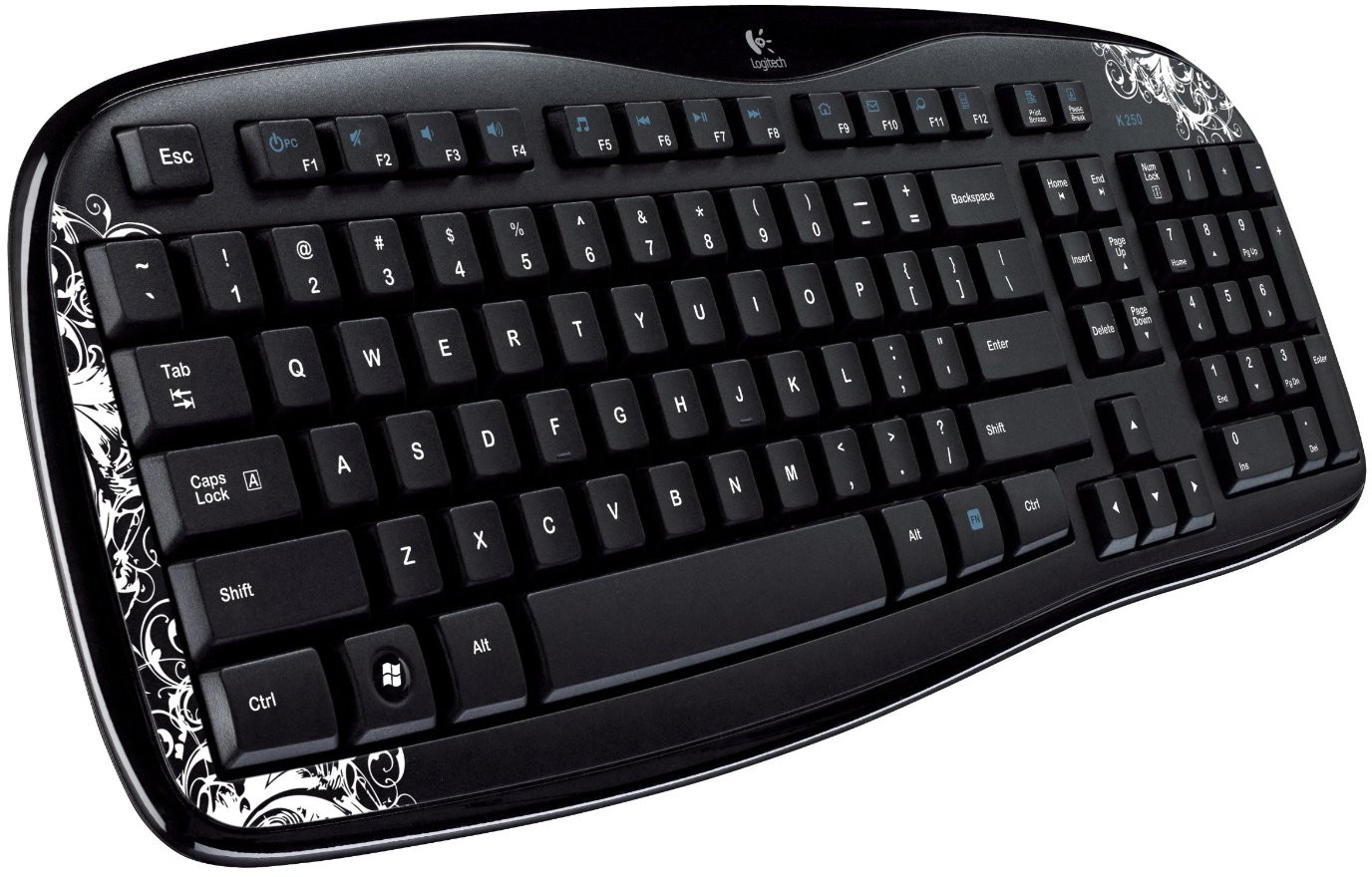 Logitech wireless keyboard k250 1