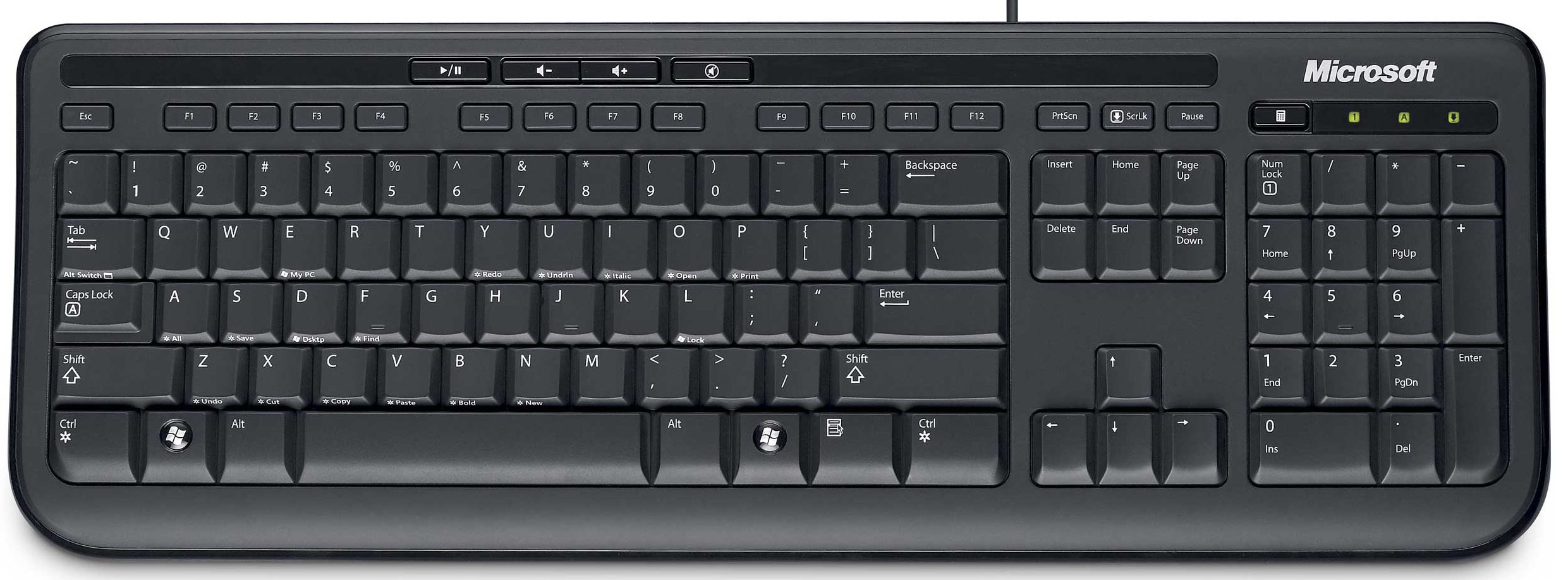 Microsoft wired keyboard 600 42