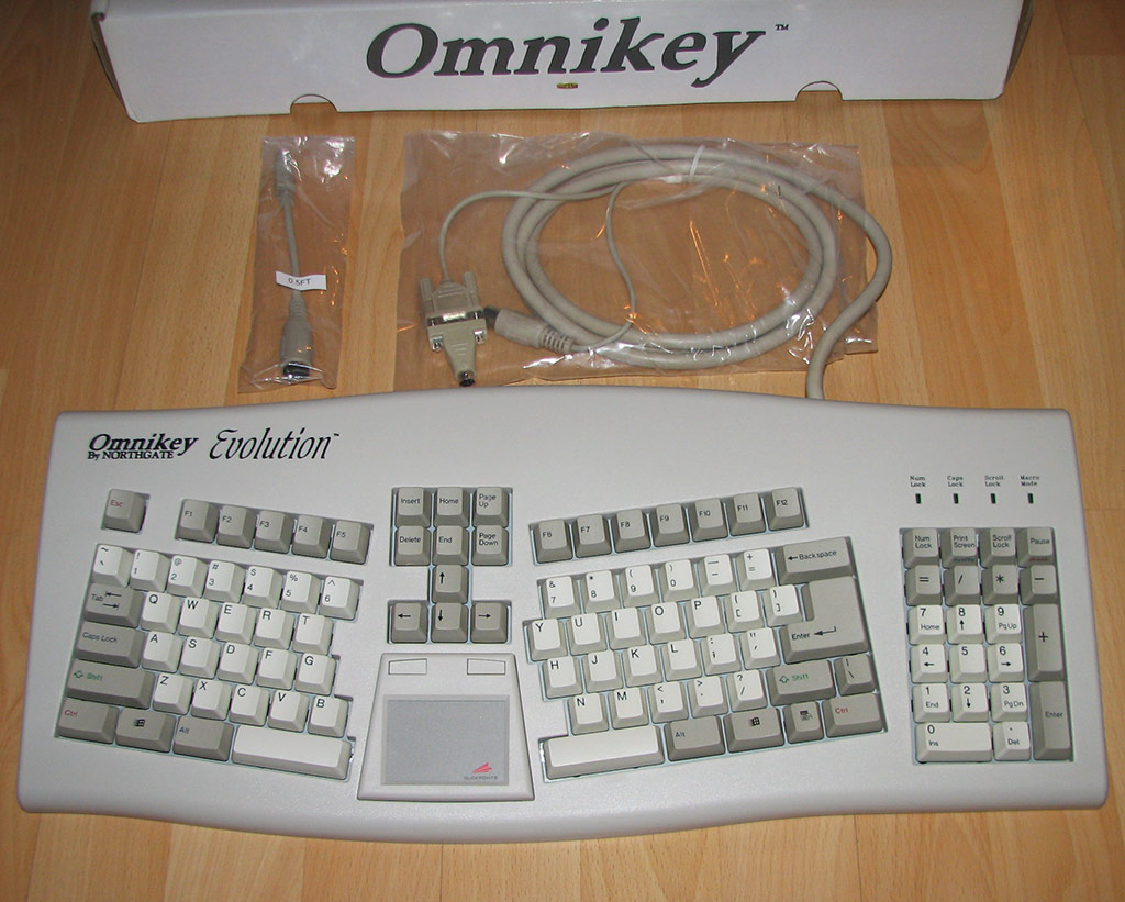 Omnikey Evolution ergonomic keyboard 05187