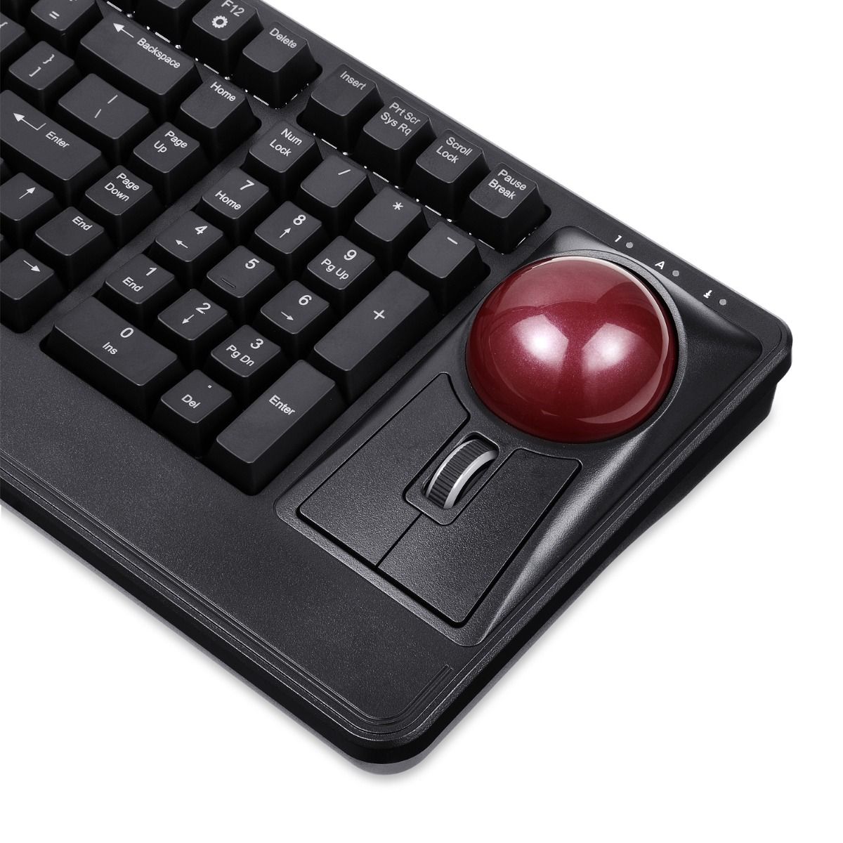 Keyboard with trackball