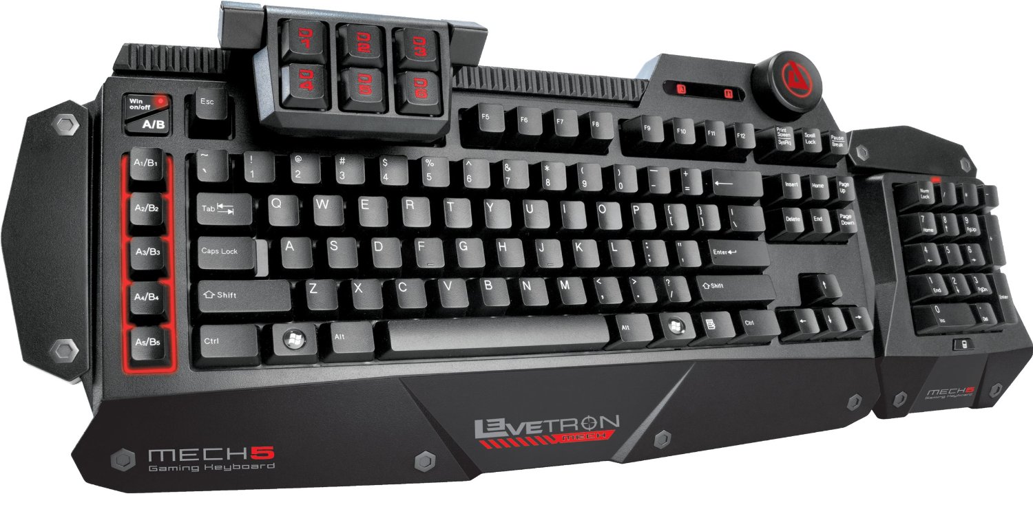 Azio Levetron Mech5 gaming keyboard