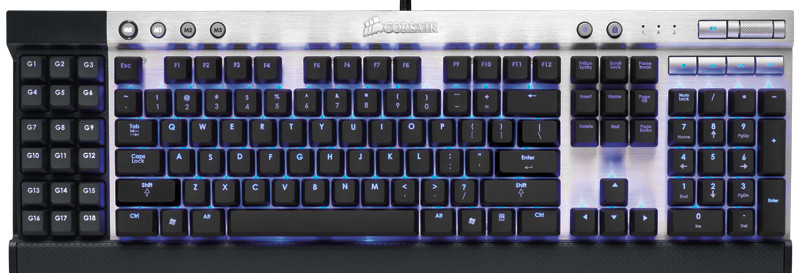 Corsair K90 keyboard us lit top