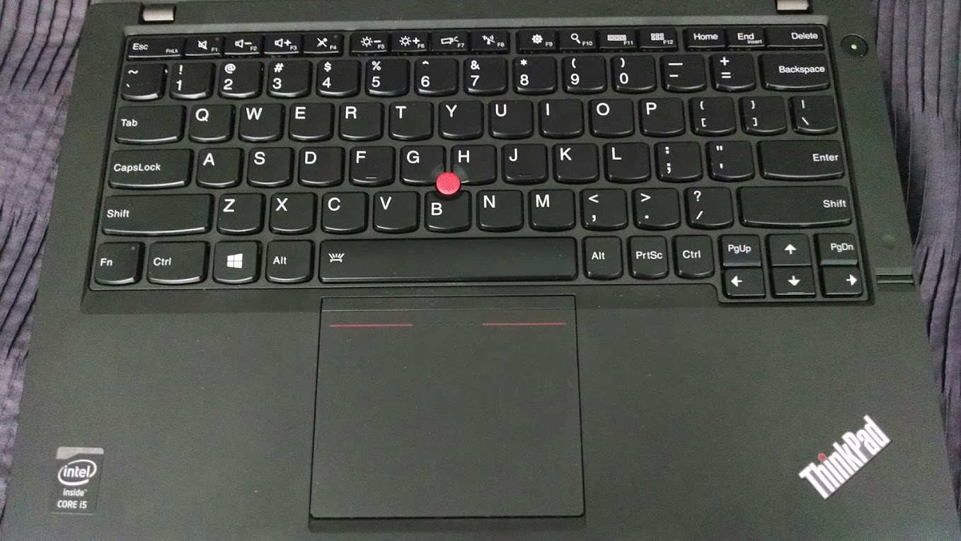 Lenovo ThinkPad X240 keyboard