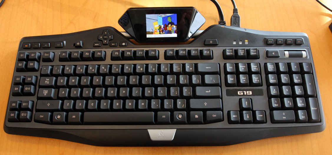 høj Tidsplan montering Logitech G19 Gaming Keyboard