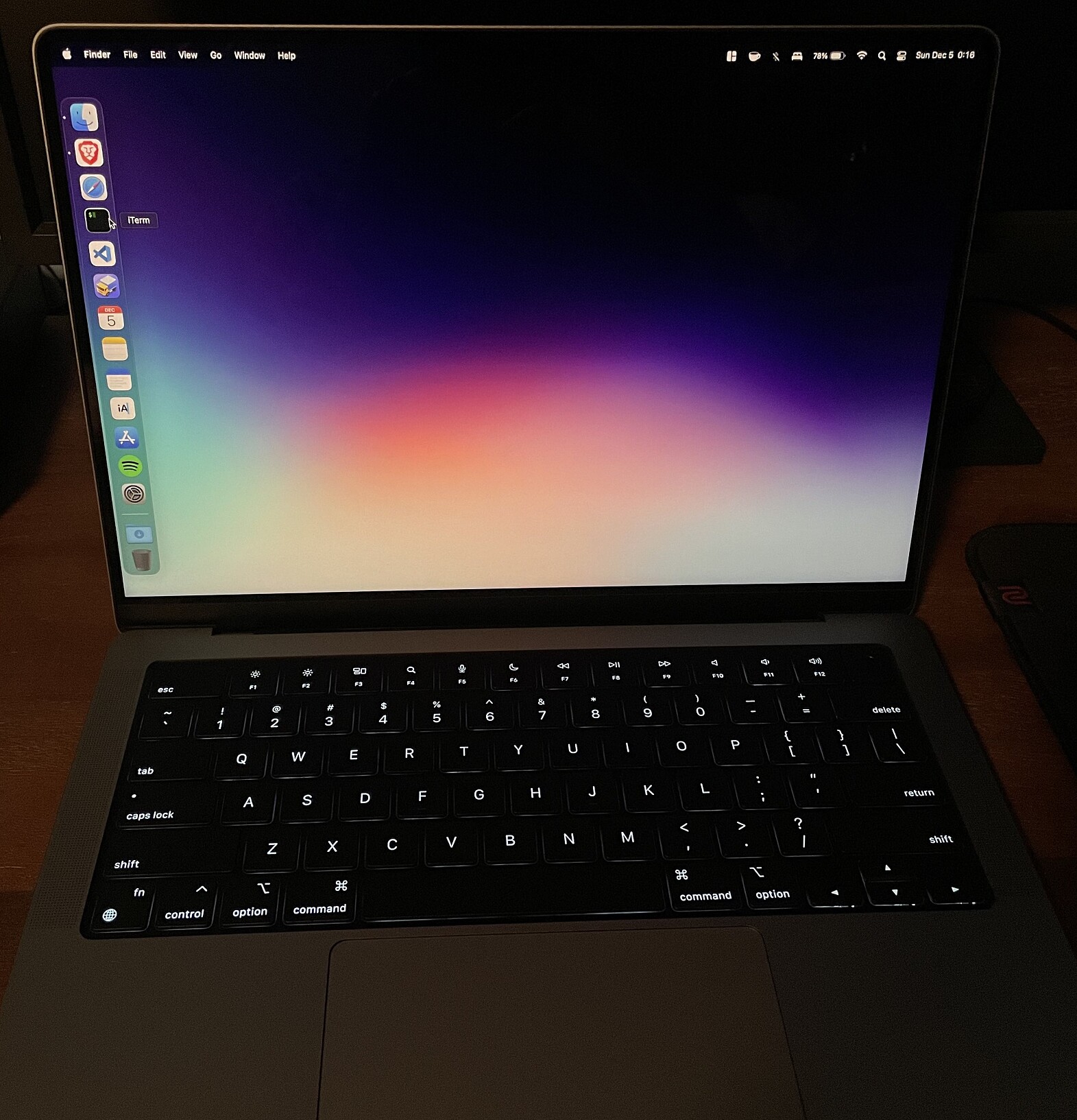 M1 MacBook Pro 2021-12-14