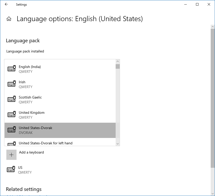 Windows 10 language options 2021-09-19 syybX