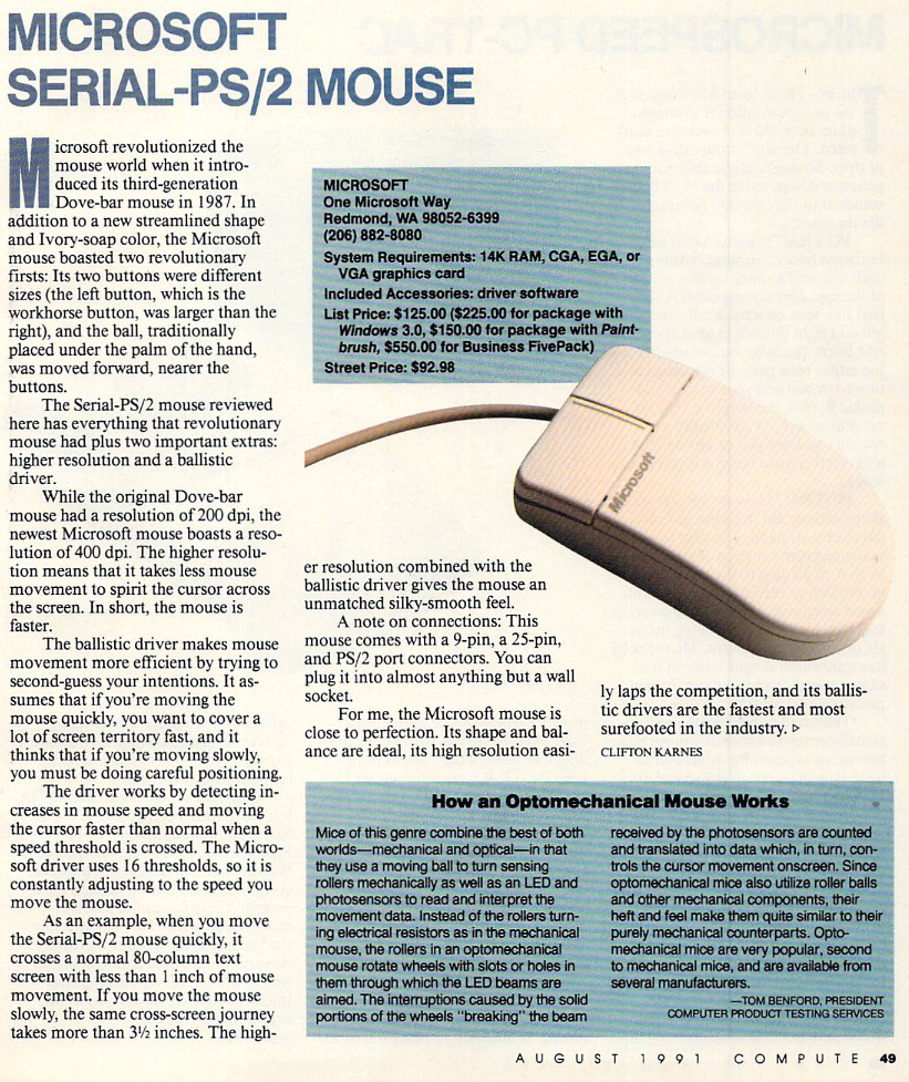 Microsoft serial ps2 mouse hVmZ