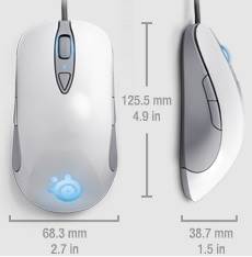 SteelSeries Sensei mouse Frost Blue size 71827