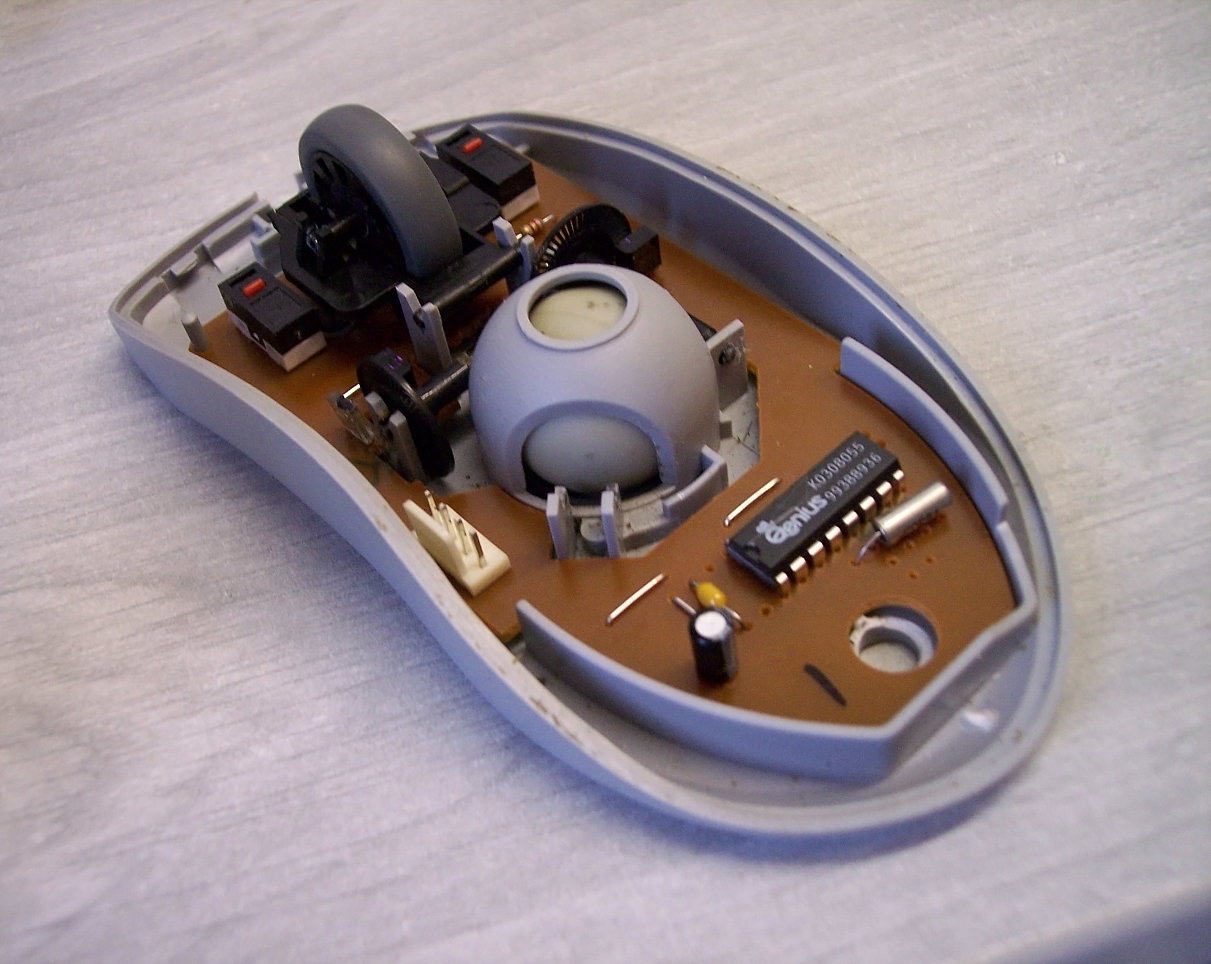 computer ball mouse mechanism 2005