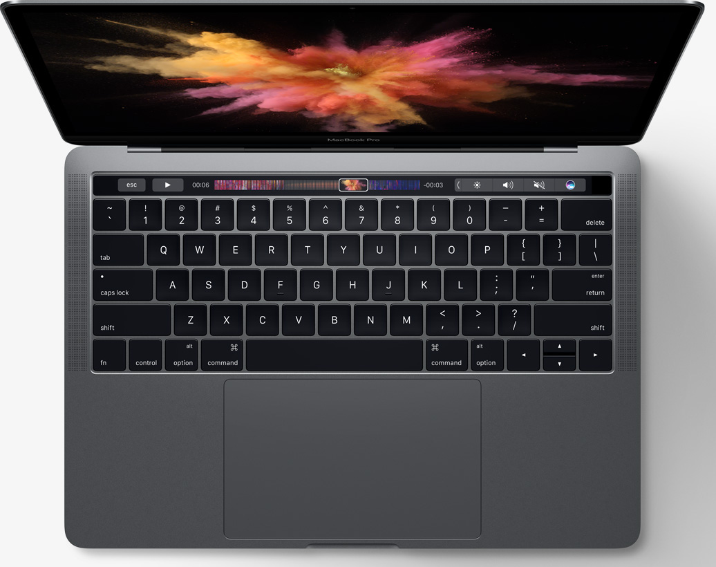 Apple MacBook touchbar 2016-10