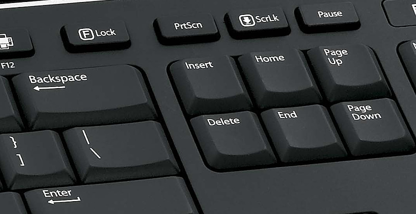 MS Digital Media Keyboard 3000 backspace