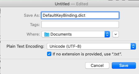 macOS TextEdit save utf8 2020-07-25 XTPPS