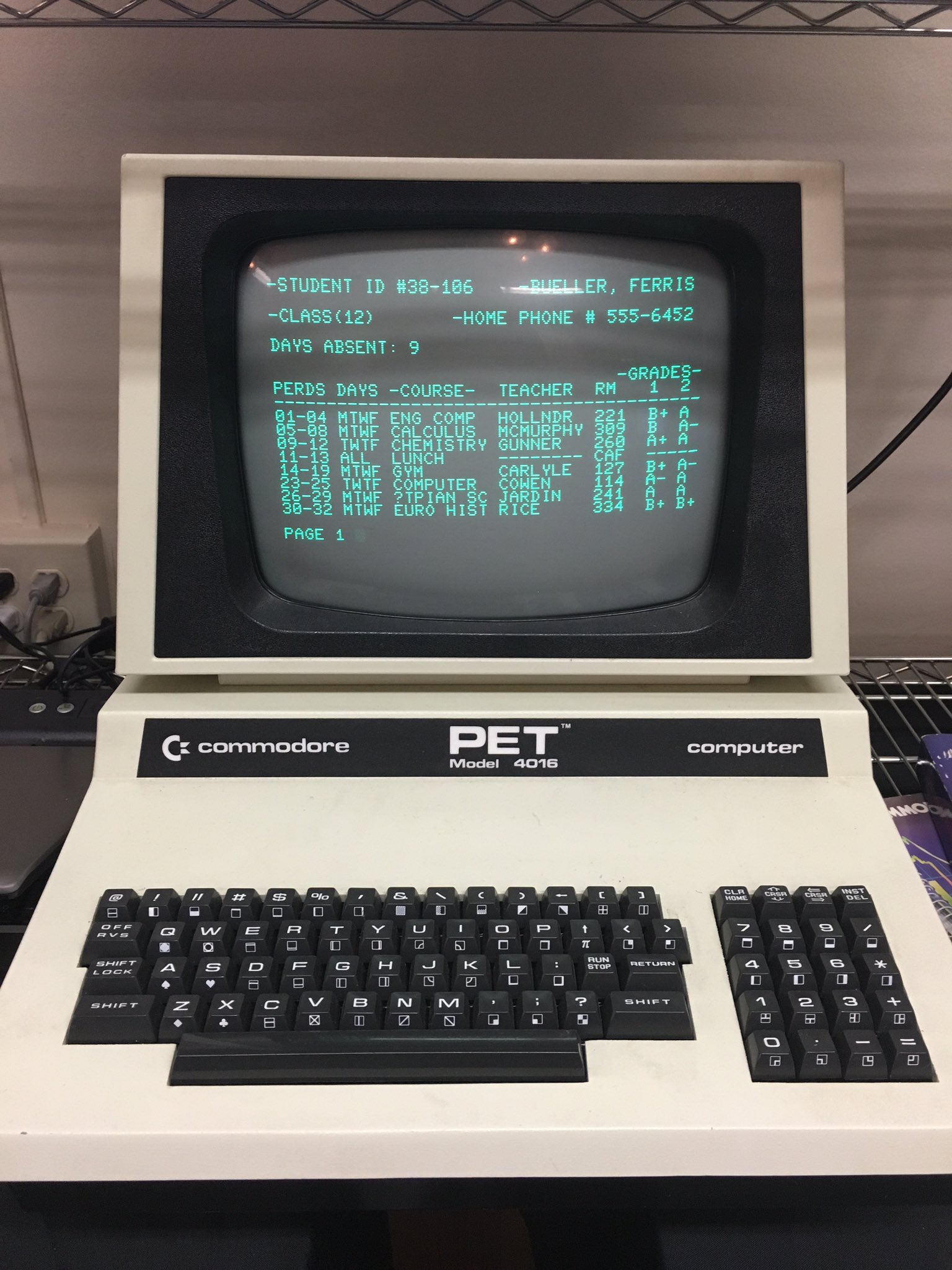 Commodore pet 4016 q9hxj