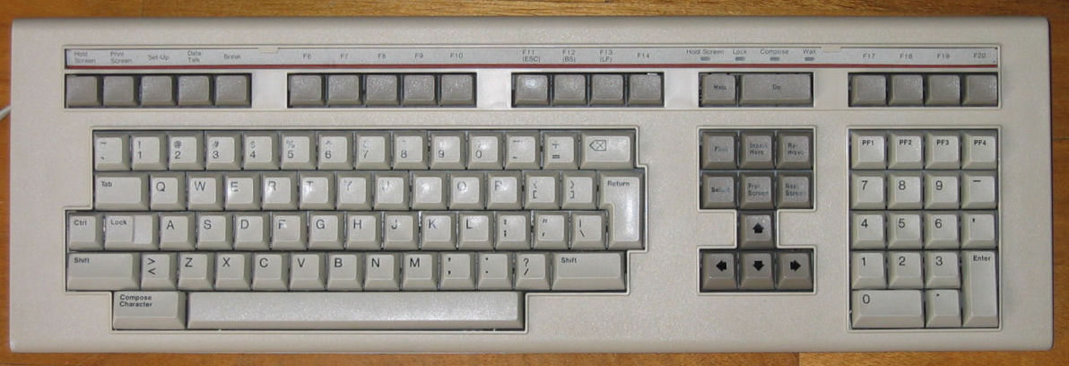 DEC LK201 keyboard Xx2s4