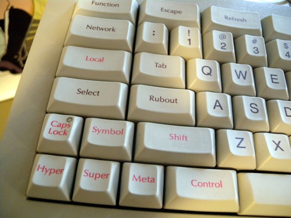 lisp machine keyboard 2 left