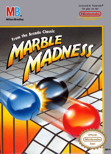 Marble Madness screen Nintendo cover art