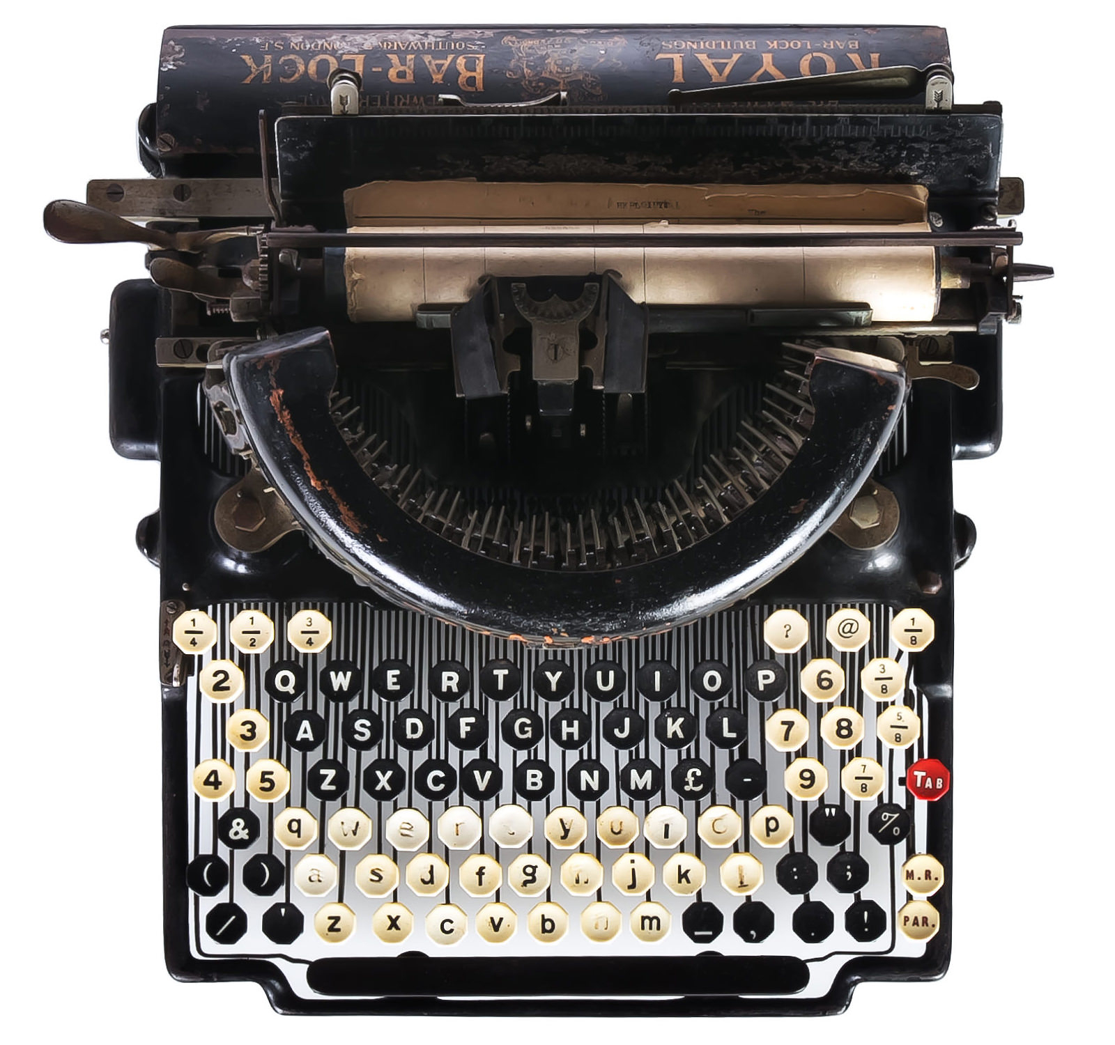 royal bar lock typewriter 85557