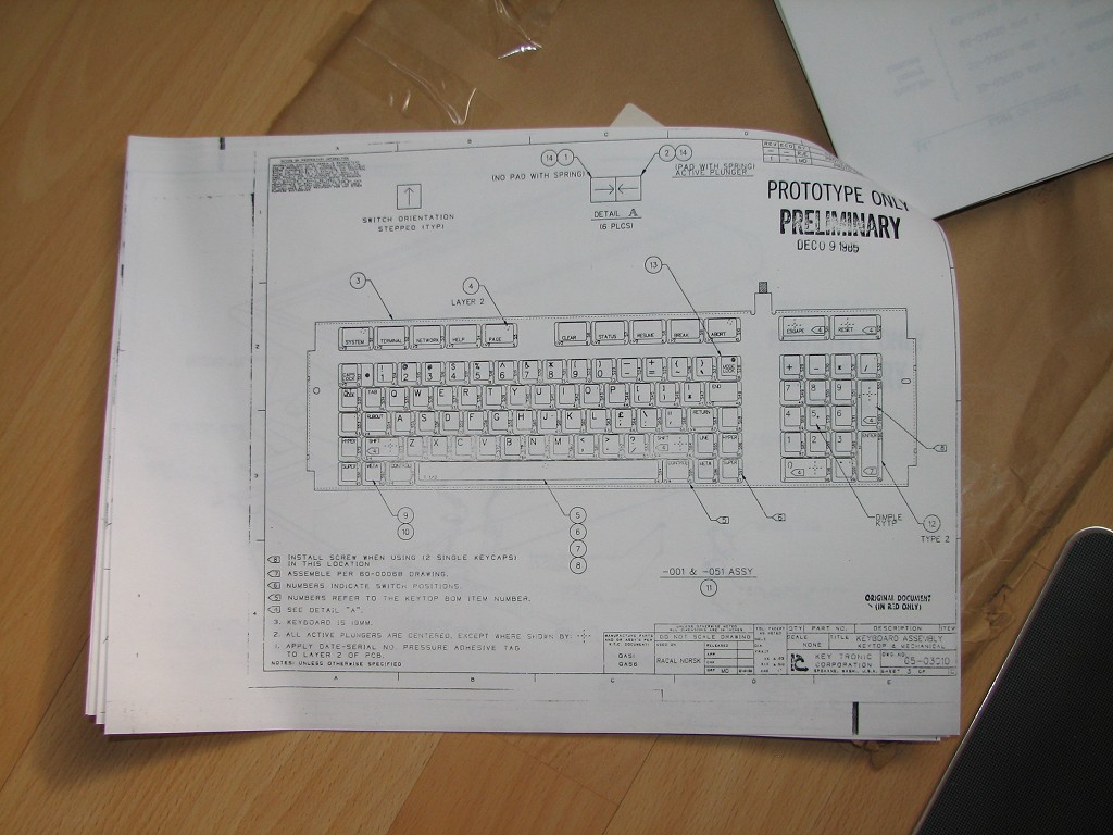 Racal-Norsk KPS-10 keyboard 19