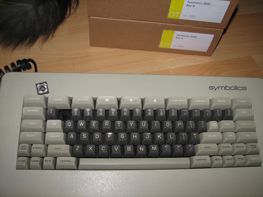 Symbolics keyboard