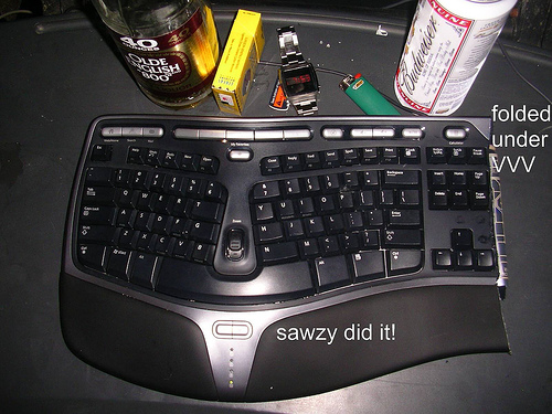 ms n4000 keyboard sawed off