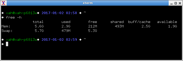 linux memory free