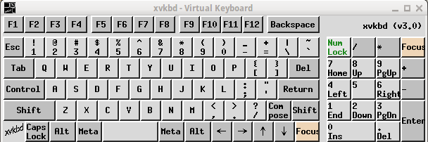 linux x11 virtual keyboard xvkbd