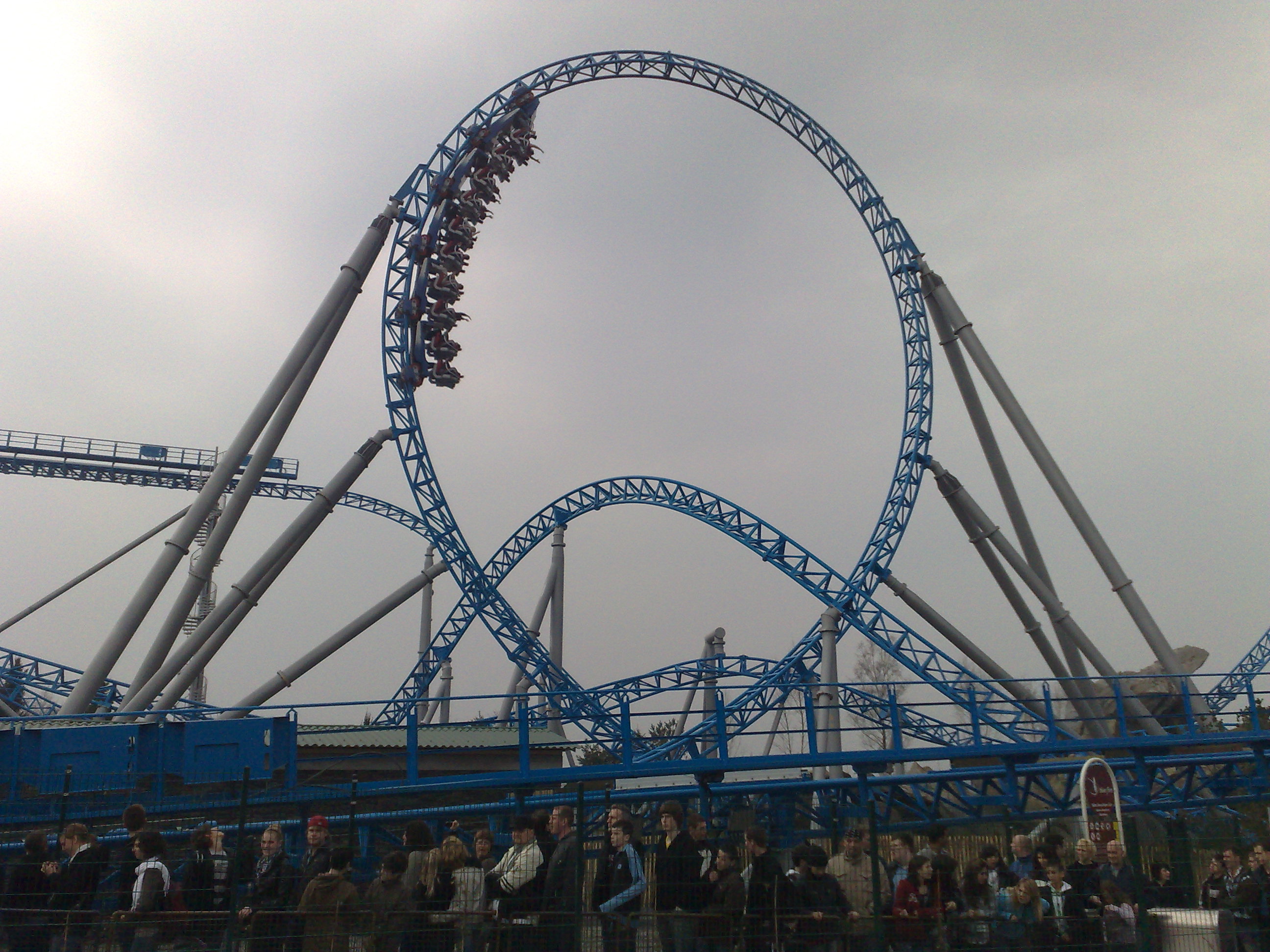 Blue Fire roller coaster