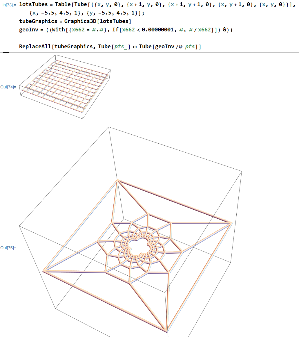 WolframLang geometric inversion tube 2023-02-02